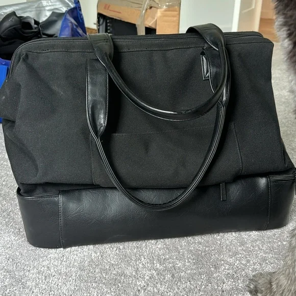 BEIS Black Travel Weekender Bag - Picture 2 of 7
